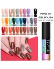 LILYCUTE żelowy lakier do paznokci 5ml Soak Off UV LED lakier do paznokci długotrwały szary lakier do paznokci długotrwały lakie