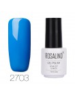 ROSALIND Gel 1S biała butelka 7ml niebieska seria kolorowa żelowy lakier do paznokci Soak-off led uv lakier do paznokci do pielę