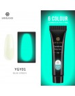 SAVILAND Glow In Dark Nails Poly Gel szybki Uv żelowy lakier budujący Luminous Poly gel żel do malowania paznokci lakier Manicur