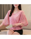 Moda kobieta bluzki 2019 lato nowa szyfonowa bluzka bawełniana krawędź koronkowe bluzki koszula motyl Flowe kobiety koszula topy