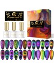 BORN PRETTY 9D kocie oko magnetyczny żel do paznokci 6ml czarny otwór efekt żelowy lakier do paznokci magiczny kameleon Nail Art