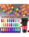 SAVILAND Color Poly Gel żel przedłużający 28 kolorów UV szybki żel odbudowujący Poly żel do paznokci żel twardy żel do paznokci 