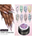 SAVILAND błyszczące diament żelowy lakier do paznokci Super Glitter 6ml różowe złoto holograficzny żele do paznokci lakier do sa