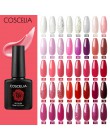 COSCELIA Nail 10ML kolor żelowy lakier do paznokci uv warstwa wierzchnia hybrydowe paznokcie żel Soak Off długotrwały żel do mal