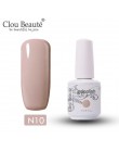 Clou Beaute 15ml żelowy lakier do paznokci uv 244 kolorów lakier Glitter podkład top coat lakier do paznokci vernis semi permana