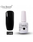 Clou Beaute 15ml żelowy lakier do paznokci uv 244 kolorów lakier Glitter podkład top coat lakier do paznokci vernis semi permana