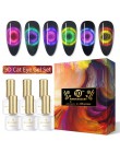 BORN PRETTY 9D kocie oko magnetyczny żel do paznokci 6ml czarny otwór efekt żelowy lakier do paznokci magiczny kameleon Nail Art