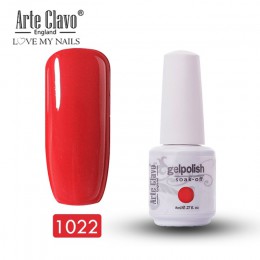 Arte Clavo żel polski baza 8ml pomarańczowy kolor zestaw lakier Gellack LED paznokci żel do manicure malowanie paznokci DIY proj