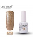 Clou Beaute 15ml żelowy lakier do paznokci uv 244 kolorów lakier Glitter podkład top coat lakier do paznokci vernis semi permana