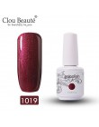 Clou Beaute 15ml żelowy lakier do paznokci uv 244 kolorów lakier Glitter podkład top coat lakier do paznokci vernis semi permana