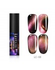 LILYCUTE 5ML 9D kameleon świecący kot oko Soak Off magnetyczny żel uv do dekoracji paznokci polski lakier nail Art baza Top