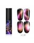 LILYCUTE 5ML 9D kameleon świecący kot oko Soak Off magnetyczny żel uv do dekoracji paznokci polski lakier nail Art baza Top