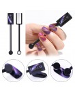 LILYCUTE 5ML 9D kameleon świecący kot oko Soak Off magnetyczny żel uv do dekoracji paznokci polski lakier nail Art baza Top