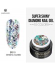 SAVILAND błyszczące diament żelowy lakier do paznokci Super Glitter 6ml różowe złoto holograficzny żele do paznokci lakier do sa