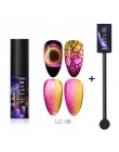 LILYCUTE 5ML 9D kameleon świecący kot oko Soak Off magnetyczny żel uv do dekoracji paznokci polski lakier nail Art baza Top