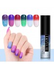 LILYCUTE 5ml temperatura zmiana koloru żel do paznokci termiczny żelowy lakier do paznokci Soak Off UV długotrwały lakier do paz