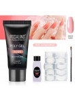 ROSALIND Poly zestaw żel do paznokci do paznokci artystyczny Design rozszerzenie żel odbudowujący do Manicure Polygel zestaw do 