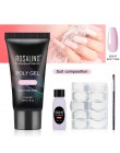 ROSALIND Poly zestaw żel do paznokci do paznokci artystyczny Design rozszerzenie żel odbudowujący do Manicure Polygel zestaw do 