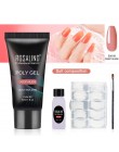 ROSALIND Poly zestaw żel do paznokci do paznokci artystyczny Design rozszerzenie żel odbudowujący do Manicure Polygel zestaw do 