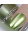 9ml metaliczny lakier do paznokci lustrzany efekt czerwony niebieski zielony błyszczący metalowy lakier do paznokci NICOLE DIARY