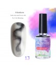 15 ML akwarela atrament polski paznokci kwitnący żel efekt dymu Smudge Bubble DIY lakier Manicure wystrój paznokci salon artysty