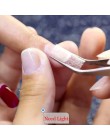 1 zestaw przedłużenie paznokci klej + 10/20 sztuk przedłużenie paznokci z włókna szklanego (włókno szklane jedwabne paznokcie Wr