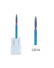 Diamentowe wiertła do paznokci Rainbow Coating Carbide Cuticle frez elektryczny młynek do Manicure Pedicure CHCD01-27
