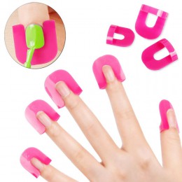 Gorąca sprzedaż paznokci Protector pokrywa narzędzia do Manicure na osłona palca polski paznokci tarcza Protector 10 rozmiarów p