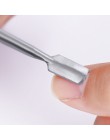 Dwustronny środek do usuwania skórek do paznokci ze stali nierdzewnej profesjonalne narzędzia do zdobienia paznokci