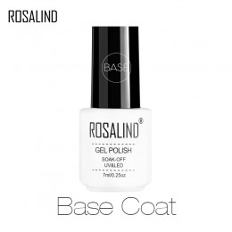 Rosalind biała butelka żel bazowy podkład do paznokci lakier do paznokci UV LED płaszcz podstawowy uszczelnienie powierzchni paz