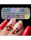 1 zestaw mieszane kolor 3D ultracienkich cekiny paznokci Glitter płatki 1/2/3mm świecący DIY porady olśniewający błyskotka pazno