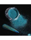 1Box brokat do paznokci holograficzny proszek do zanurzania polerowanie lustrzane chrom pigmenty Nail dekoracje artystyczne Lase