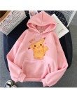 Śmieszne Pokemon Pikachu bluza z kapturem Pika bluza Kawaii odzież damska 90s Ullzang ubrania w stylu Harajuku swetry Cartoon mę