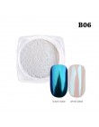 Nowe mody 1Box Gradient błyszczący brokat do paznokci pył magia lustrzany efekt w proszku DIY dekoracji narzędzia do ścieranie k
