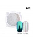 Nowe mody 1Box Gradient błyszczący brokat do paznokci pył magia lustrzany efekt w proszku DIY dekoracji narzędzia do ścieranie k