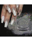 1 sztuk holograficzny proszek do paznokci Laser brokat dekoracji DIY Shimmer pigment chromowy w proszku świecący Nail Art cekiny