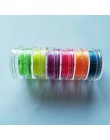 Neonowy fosforyzujący proszek pigmentowy zestaw fluorescencyjny lakier do paznokci oczu Powder Manicure dekoracje do paznokci Pi