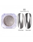 1 Box proszek do paznokci dający lustrzany efekt brokatowy pył metaliczny kolorowy brokat metalowy efekt N0ail Art lakier żelowy