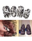 100 cm x 4 cm nowy 2019 czarny koronki folia transferowa Nail Art Sexy pełna okłady kwiat klej DIY Manicure narzędzia do styliza