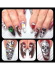 25 sztuk Halloween wzory naklejki transferu wody czaszka głowy wampir wzrosła paznokci naklejki ozdobne Nail Art DIY dekoracje T