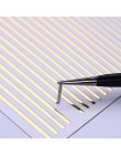 3D Nail Stiker Stripe Lines taśma złoto srebro metalowe gwoździe naklejki samoprzylepna taśma paski na paznokcie laserowe naklej