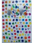 Nowa dostawa 3D do paznokci naklejki kalkomanie kolorowe styl kropli wody naklejki samoprzylepne zdobienie paznokci dekoracje Z0