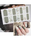 2019 Korea zaprojektowane pełne okłady błyszczące ozdoby do paznokci naklejki naklejki wielokolorowe naklejki do paznokci paski 