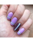 Salon paznokci 1 X 3d DIY porady paznokcie złoty srebrny brokat Striping linii paznokci paski 3D naklejki do paznokci folie nakl