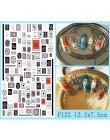 Hot 1 arkusz kształt serca list projekt 3D naklejka paznokci suwak Art DIY dekoracje naklejki do Manicure DIY porady klej BEF174