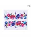 1 arkusz woda do paznokci naklejki transferowe kwiat motyl róża mieszane wzory kolorowy lakier do paznokci Art DIY Design dekora
