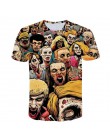 3D Print rany Horror bluzy z kapturem bluzy kobiety mężczyźni I'M FINE list bluza z kapturem Jumper dres swetry Cosplay kobiety 