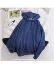 Shellsuning 10 kolor podstawowa bawełniana bluza z kapturem kobiety wiosna solidna cienka miękka bluza oversize luźny pulower ca