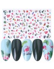 1 sztuk rosja list wzory paznokci naklejki 3D Cute Cartoon naklejane ozdoby do paznokci naklejki DIY Manicure suwaki do paznokci