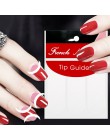Saviland 10 sztuk formularz przewodnik naklejki projekt naklejka francuski manicure paznokci salon artystyczny porady naklejki n
